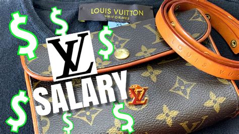 how much do louis vuitton employees make|louis vuitton sales associate salary.